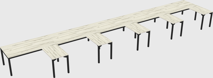 L-shaped desk
