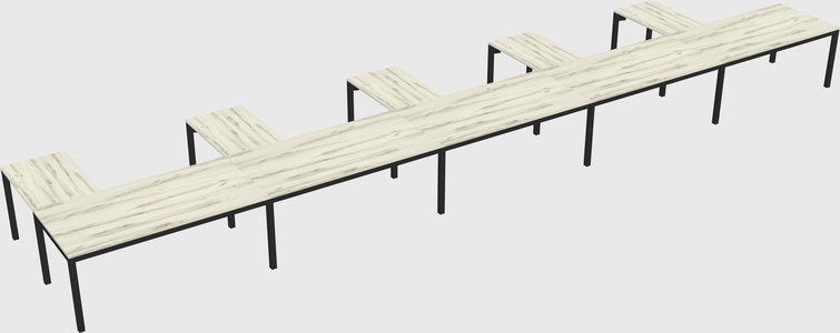 L-shaped desk