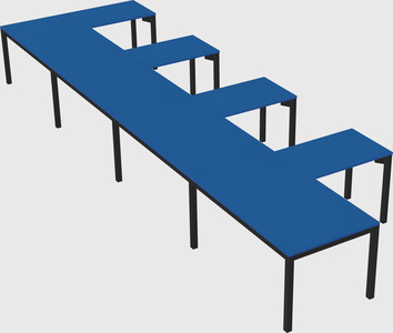 L-shaped desk