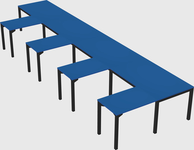 L-shaped desk