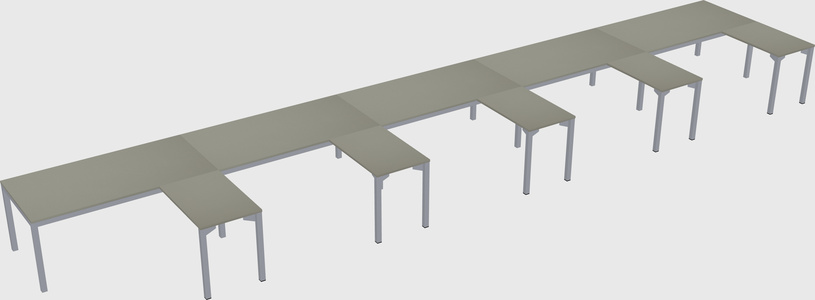 L-shaped desk