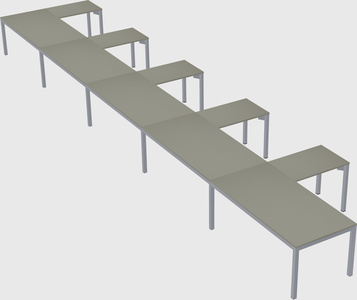 L-shaped desk