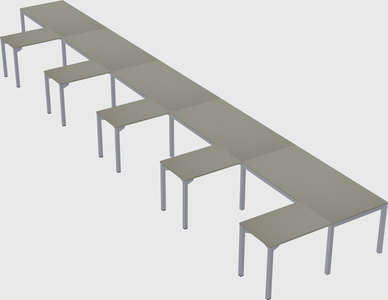 L-shaped desk