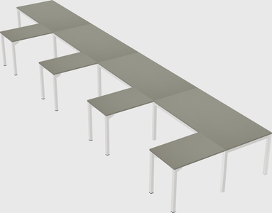 L-shaped desk