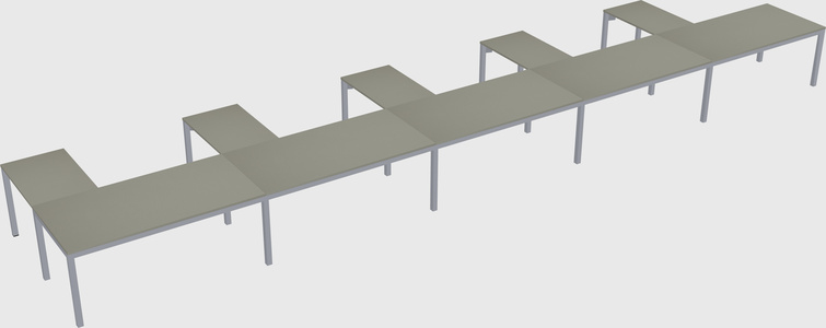 L-shaped desk