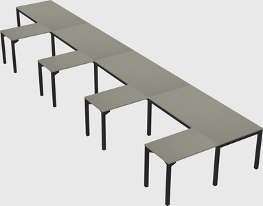 L-shaped desk