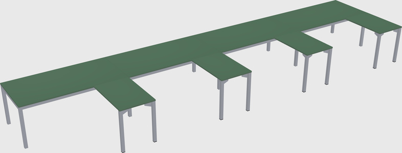 L-shaped desk
