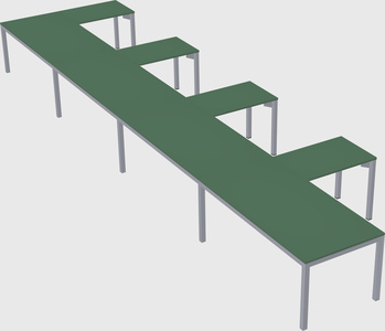 L-shaped desk