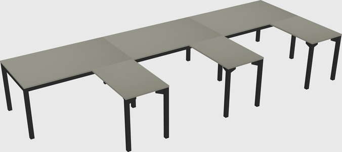 L-shaped desk