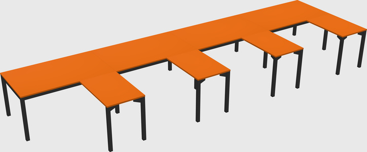 L-shaped desk