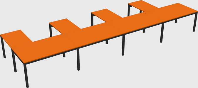 L-shaped desk