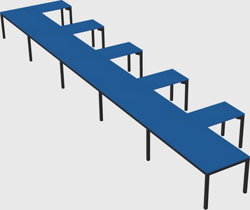 L-shaped desk