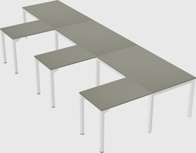 L-shaped desk