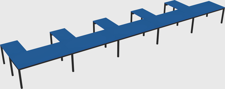 L-shaped desk