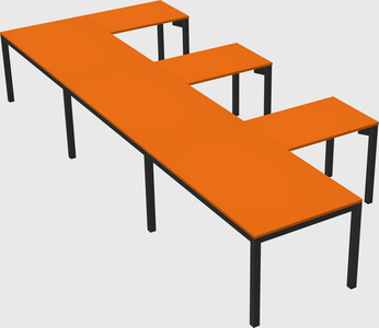 L-shaped desk