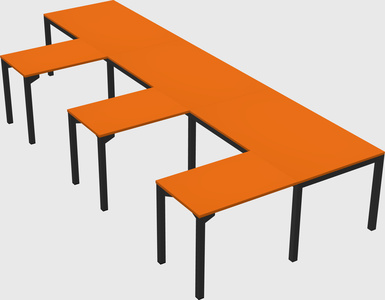L-shaped desk