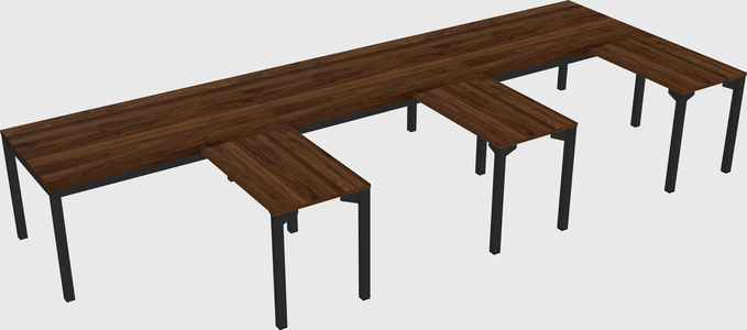 L-shaped desk