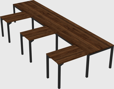 L-shaped desk