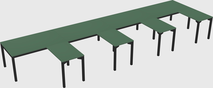 L-shaped desk