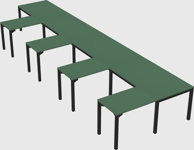 L-shaped desk