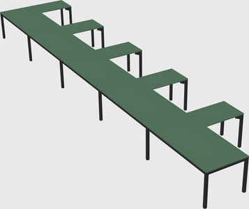 L-shaped desk