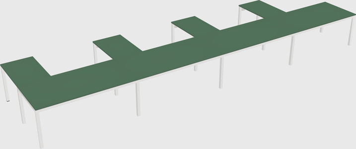 L-shaped desk