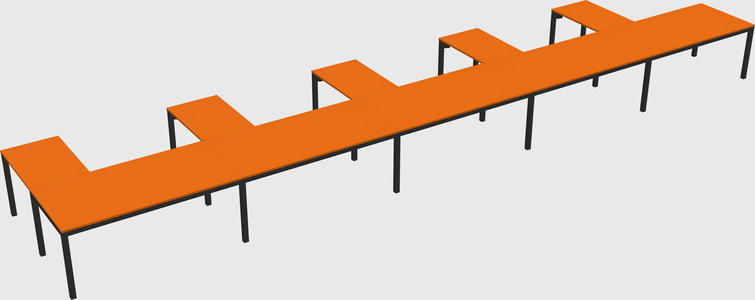L-shaped desk