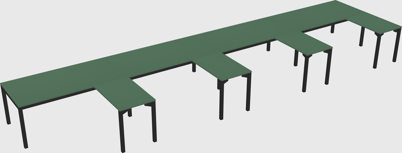 L-shaped desk