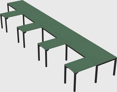 L-shaped desk