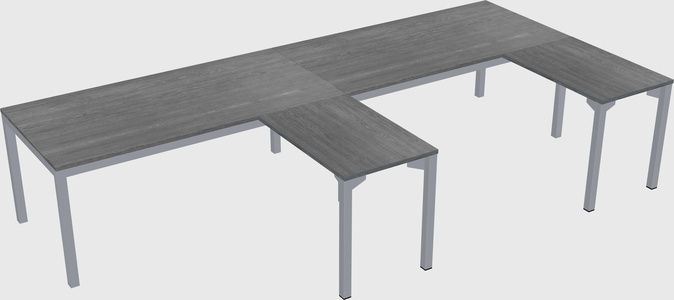 L-shaped desk