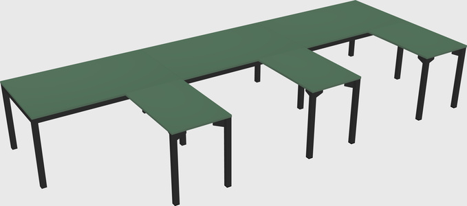 L-shaped desk
