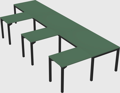 L-shaped desk