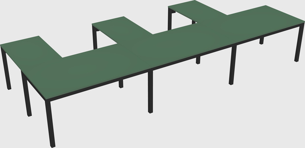 L-shaped desk
