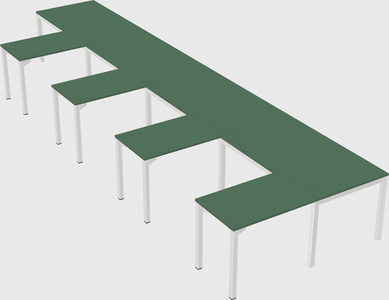L-shaped desk
