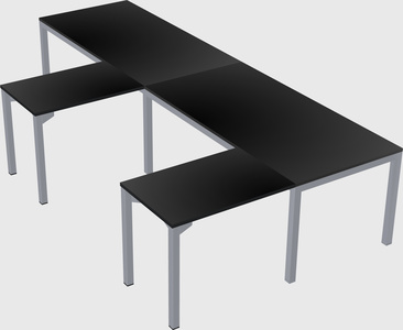 L-shaped desk