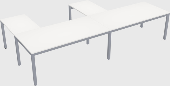L-shaped desk