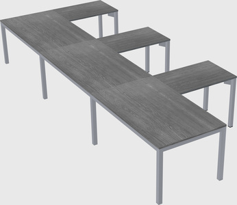 L-shaped desk