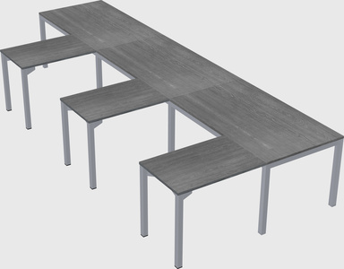 L-shaped desk