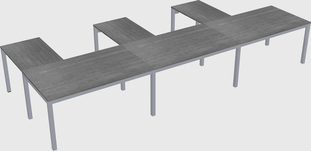 L-shaped desk