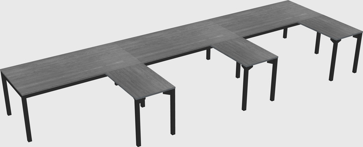 L-shaped desk