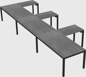 L-shaped desk