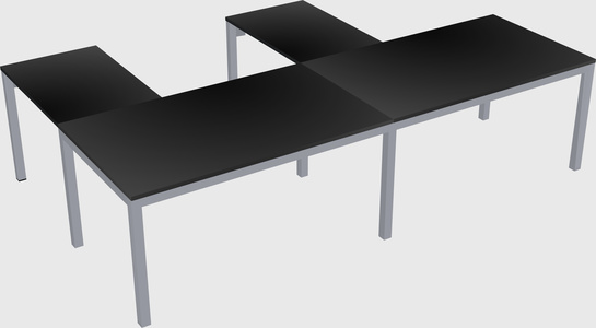 L-shaped desk
