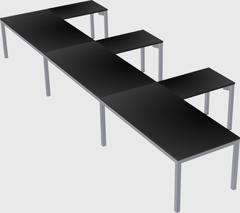 L-shaped desk