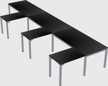 L-shaped desk