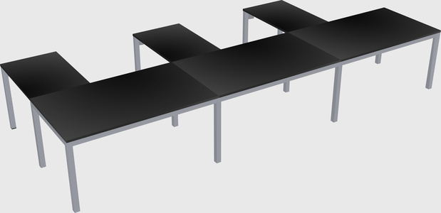 L-shaped desk