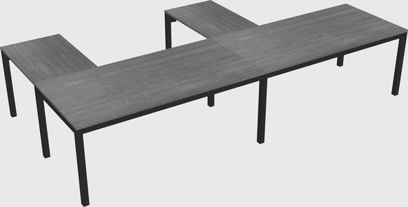 L-shaped desk
