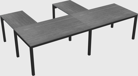 L-shaped desk