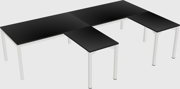L-shaped desk