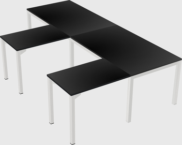 L-shaped desk