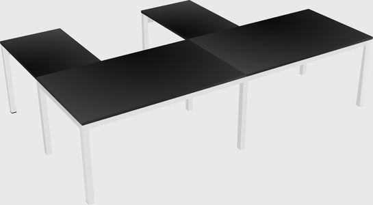 L-shaped desk